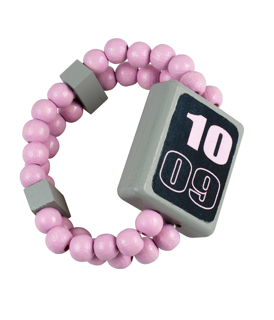 Dřevěné Watch oboustranné růžové