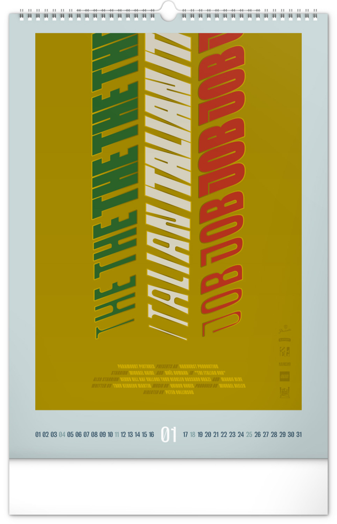 Alternative Movie Posters 2026 - nástěnný kalendář