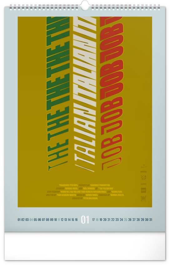 Alternative Movie Posters 2026 - nástěnný kalendář