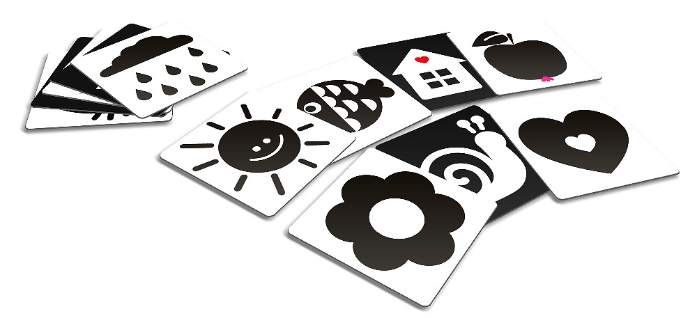 Giaaant Contrast Cards For babies