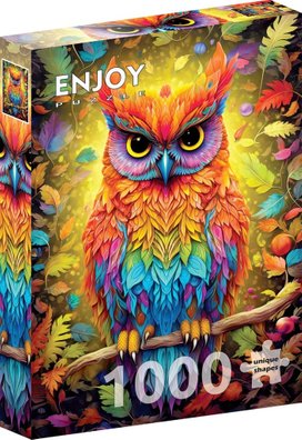 Puzzle Podzimní sova 1000 dílků