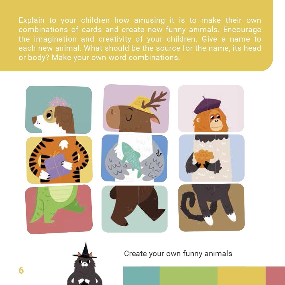 Giaaant Mix & Match Game Funny animals