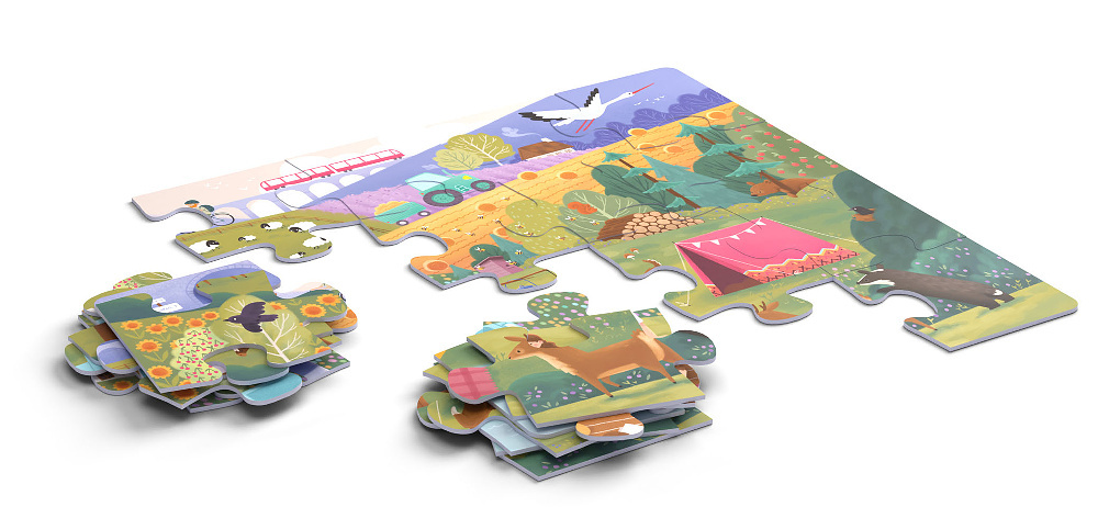 Giaaant Puzzle On a trip