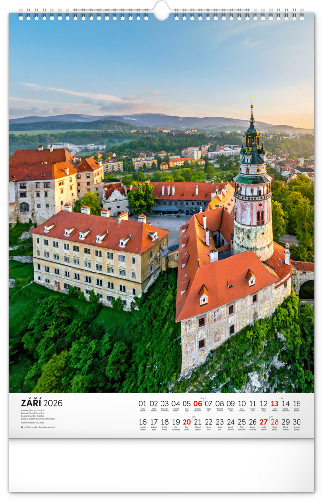 Hrady a zámky 2026 - nástěnný kalendář