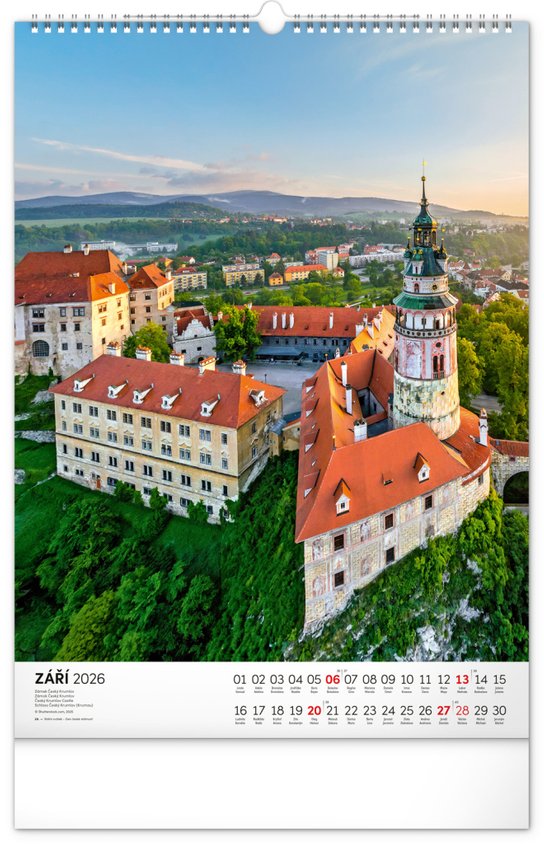 Hrady a zámky 2026 - nástěnný kalendář