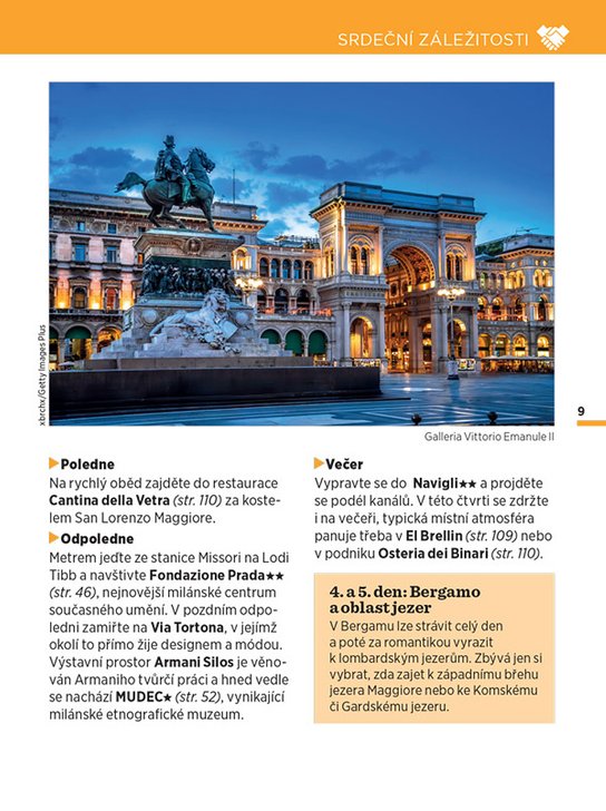 Milán, Bergamo a jezera Víkend