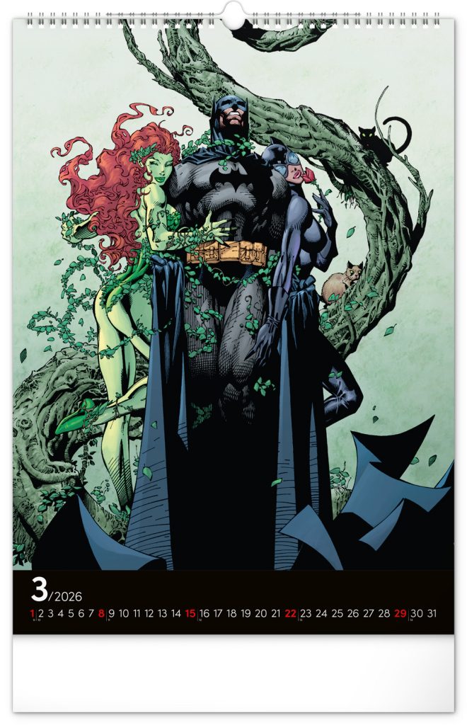 Batman 2026 - nástěnný kalendář
