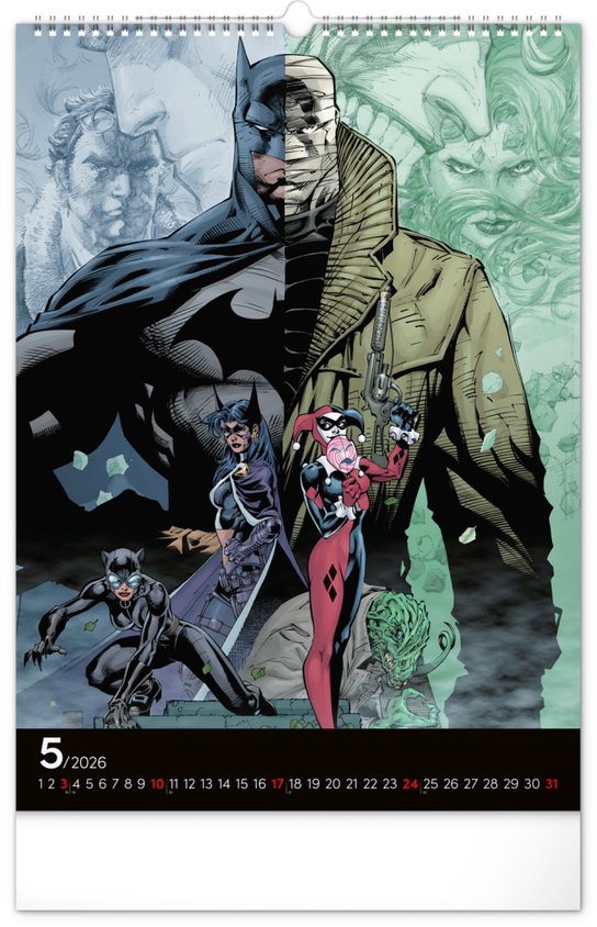 Batman 2026 - nástěnný kalendář