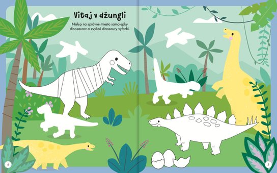 Moje báječné dinosaury Kniha samolepkových aktivít