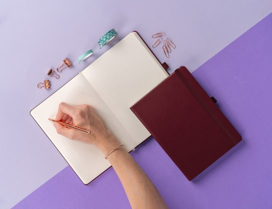 Notique Notes Balacron bordó tečkovaný