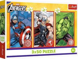 Puzzle Marvel Avengers Tvůj hrdina 3x50 dílků