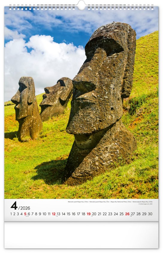 Světové monumenty 2026 - nástěnný kalendář