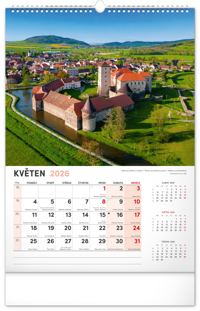 Má vlast 2026 - nástěnný kalendář