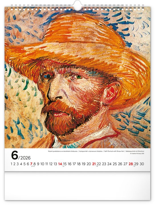Vincent van Gogh 2026 - nástěnný kalendář