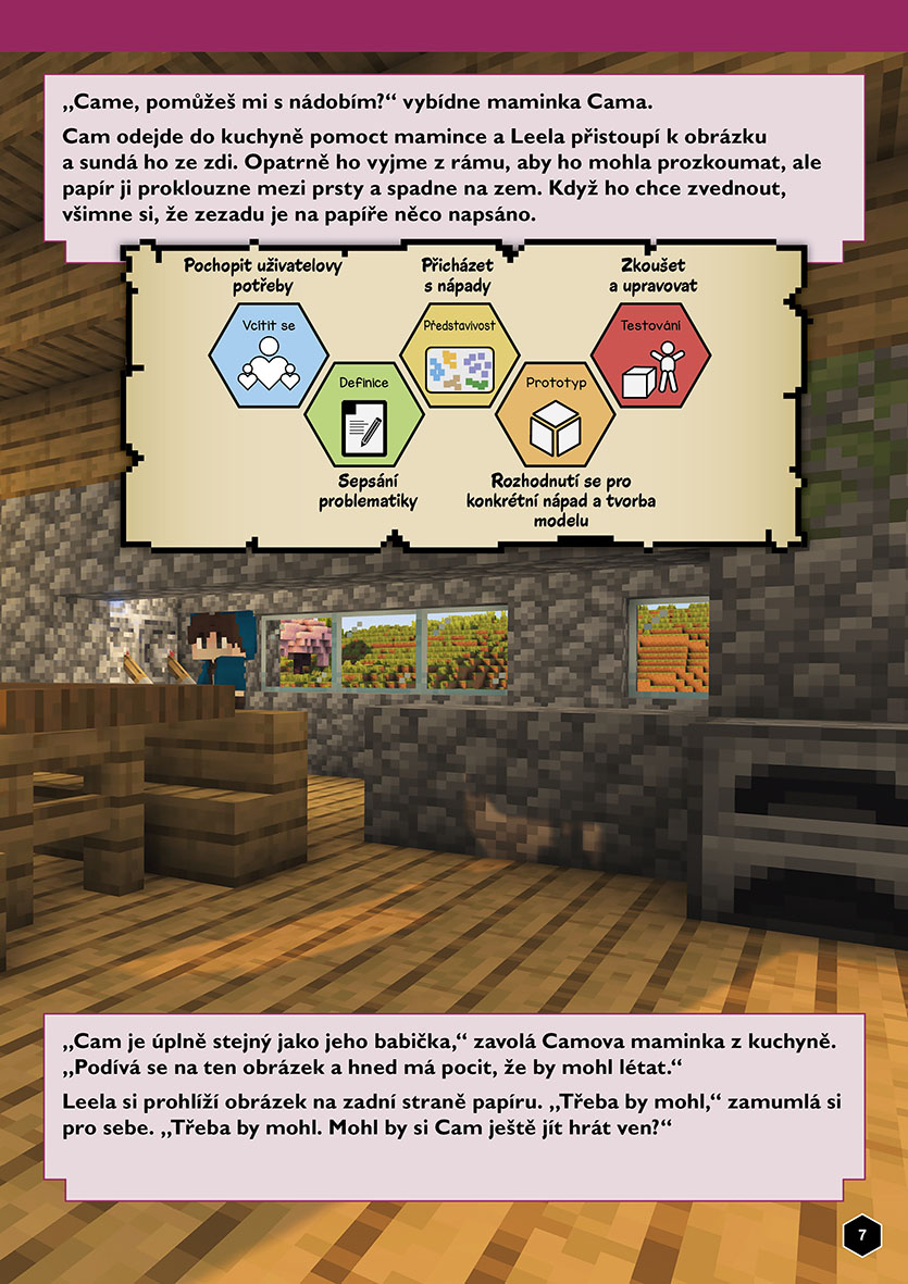 Minecraft - Plánování a technologie (7 - 11 let)
