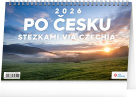 Po Česku stezkami Via Czechia 2026 - stolní kalendář