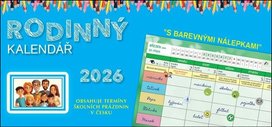Rodinný kalendář 2026 - stolní kalendář