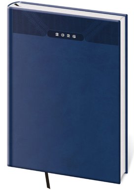 Denní diář 2026 A5 Print Classic modrý