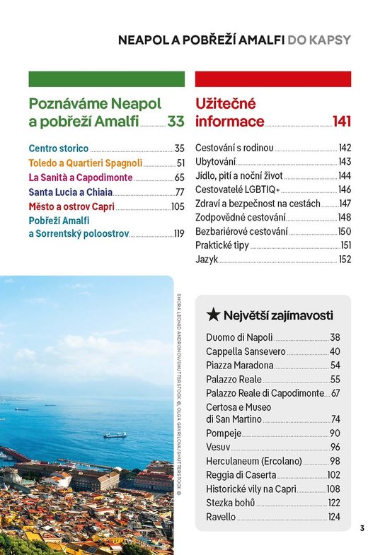 Do kapsy Neapol a pobřeží Amalfi