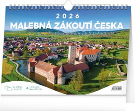 Malebná zákoutí 2026 - stolní kalendář