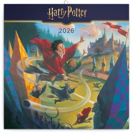 Poznámkový kalendář Harry Potter 2026 - nástěnný kalendář