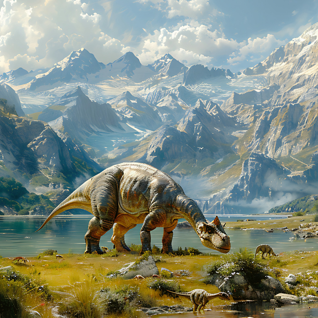 Poznámkový kalendář Dinosauři 2026 - nástěnný kalendář