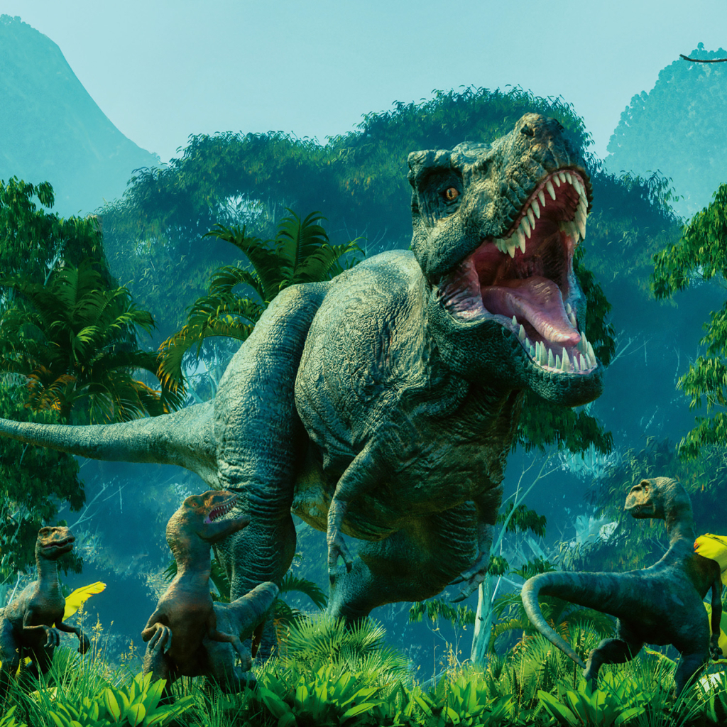 Poznámkový kalendář Dinosauři 2026 - nástěnný kalendář