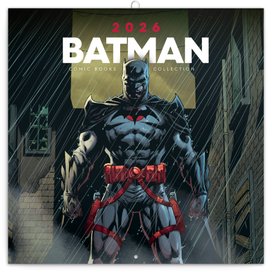 Poznámkový kalendář Batman Comics 2026 - nástěnný kalendář