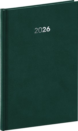 Týdenní diář Balakon 2026 zelený