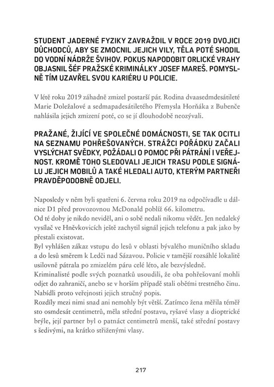 Skutečné zločiny v Praze a okolí 2