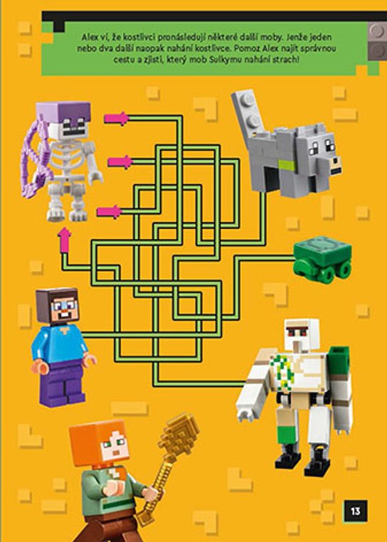 LEGO® Minecraft® Výprava za kostlivcem 
