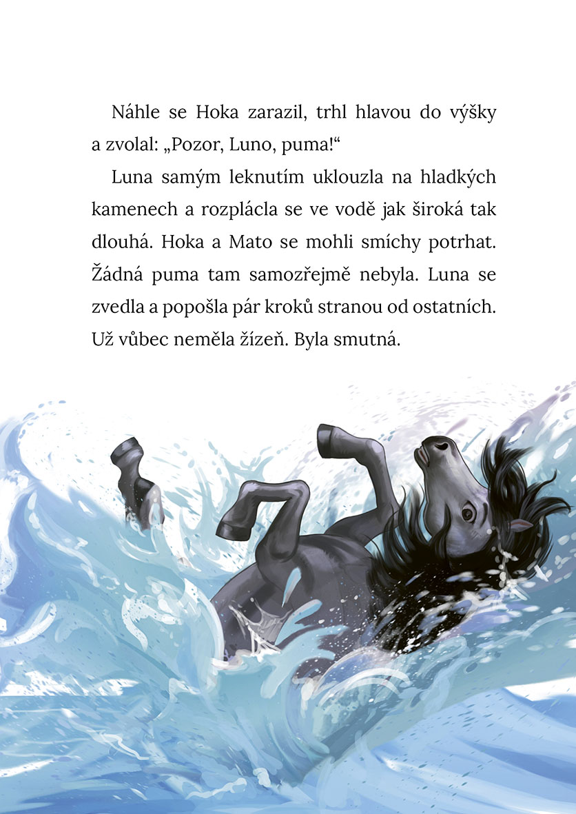 Luna a stříbrný měsíc