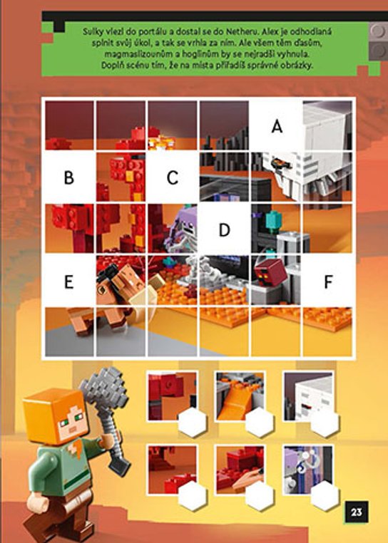 LEGO® Minecraft® Výprava za kostlivcem 