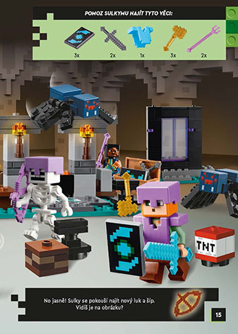 LEGO® Minecraft® Výprava za kostlivcem 