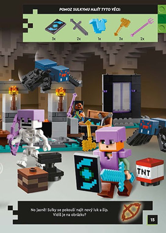LEGO® Minecraft® Výprava za kostlivcem 