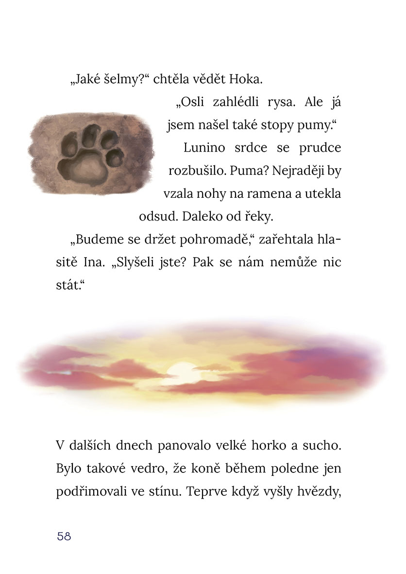 Luna a stříbrný měsíc