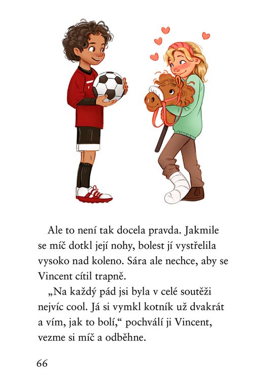 Sára v hobby horse klubu