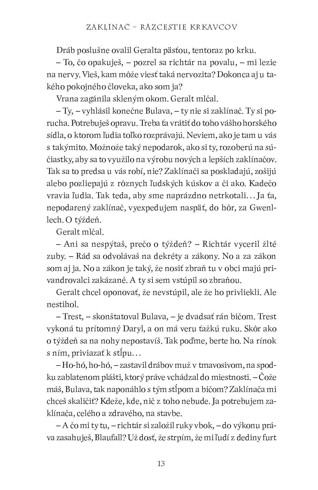 Zaklínač Rázcestie krkavcov
