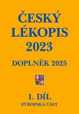 Český lékopis 2023 Doplněk 2025