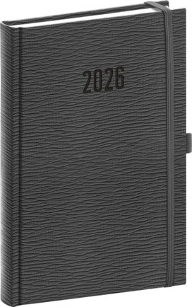 Denní diář Rivoli 2026 šedý