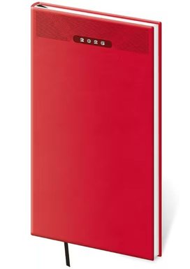 Kapesní diář 2026 Print Classic červený