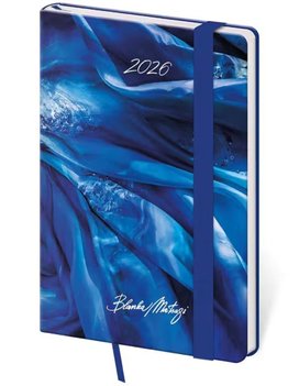 Kapesní diář 2026 Vario Matragi Blue s gumičkou
