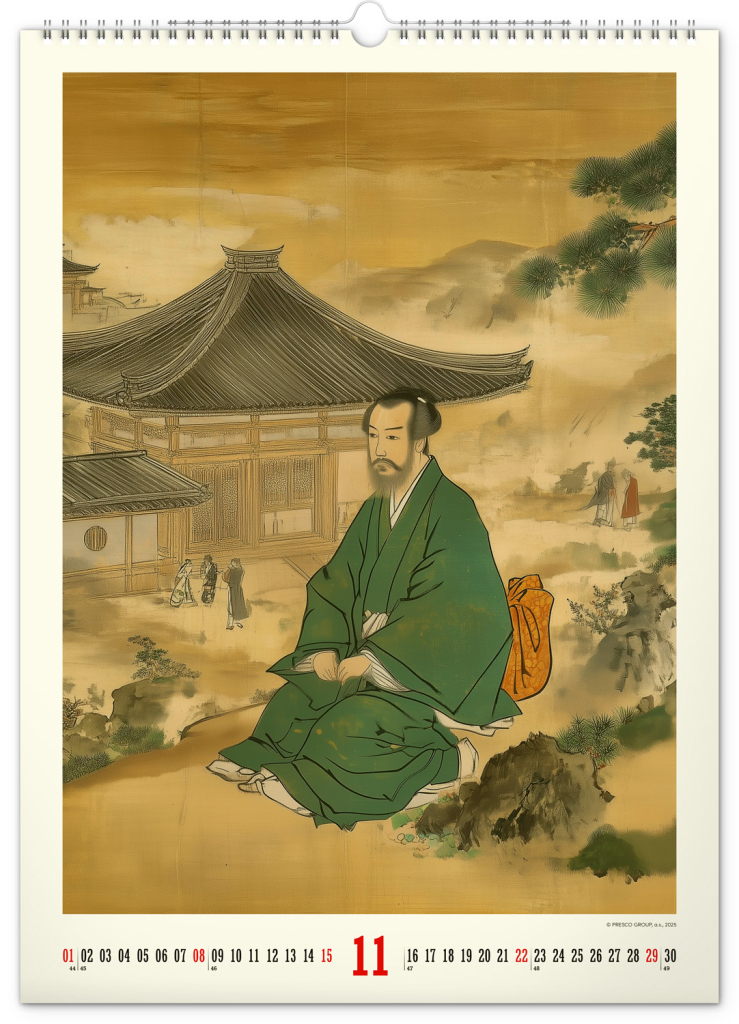 Vintage plakáty Japonské umění 2026 - nástěnný kalendář