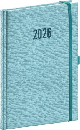 Týdenní diář Rivoli 2026 světle modrý