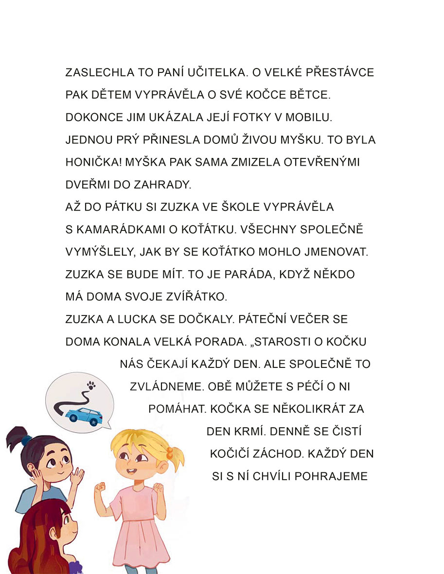 Čteme sami – genetická metoda - Koťátko z Veselíčka
