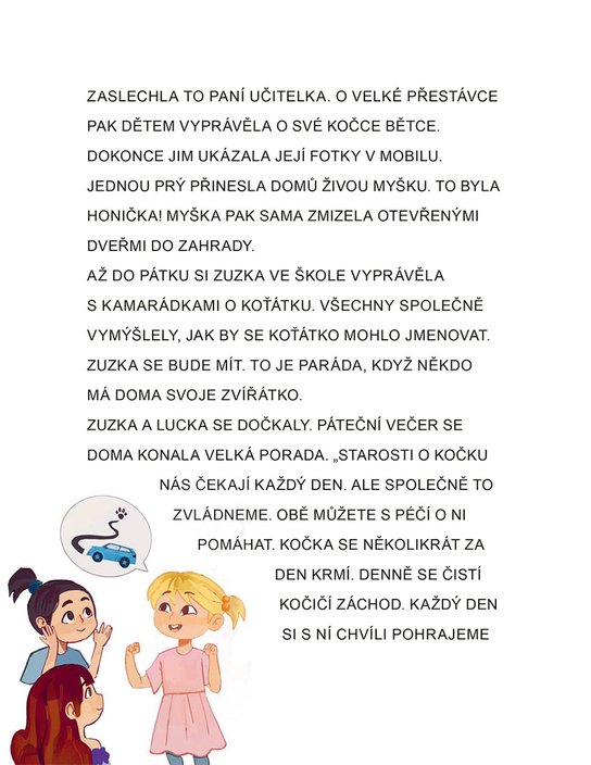 Čteme sami – genetická metoda - Koťátko z Veselíčka