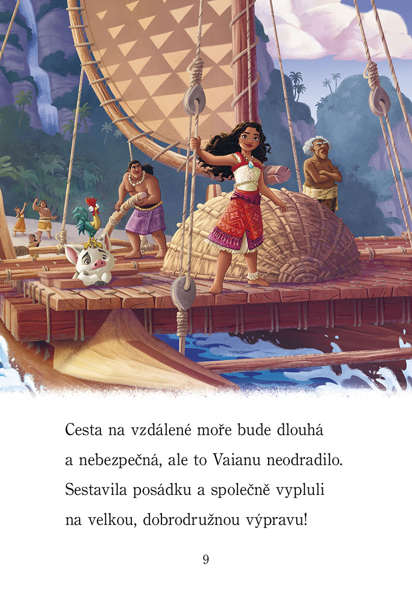 Odvážná Vaiana 2 – Začínáme číst