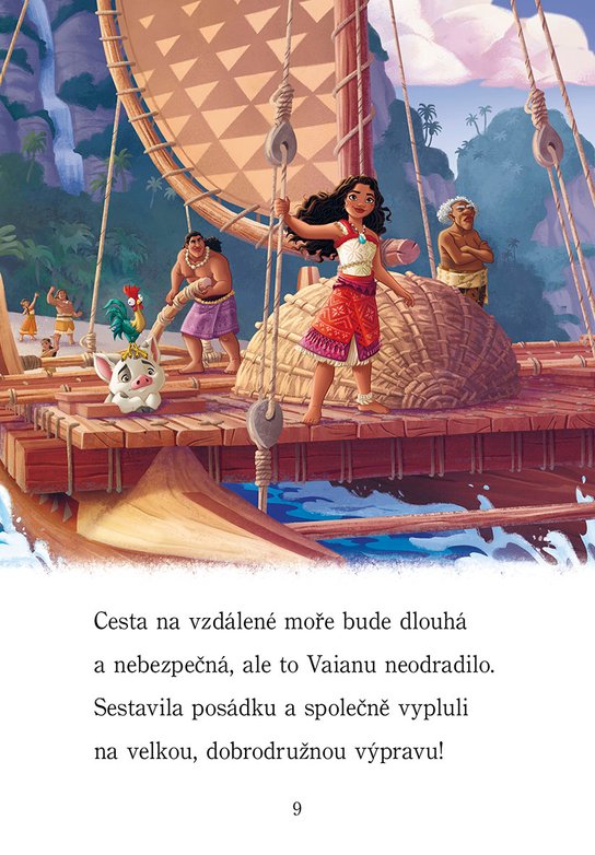 Odvážná Vaiana 2 – Začínáme číst