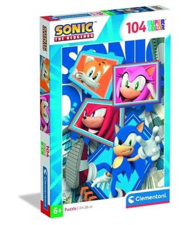 Puzzle Ježek Sonic Parťáci 104 dílků