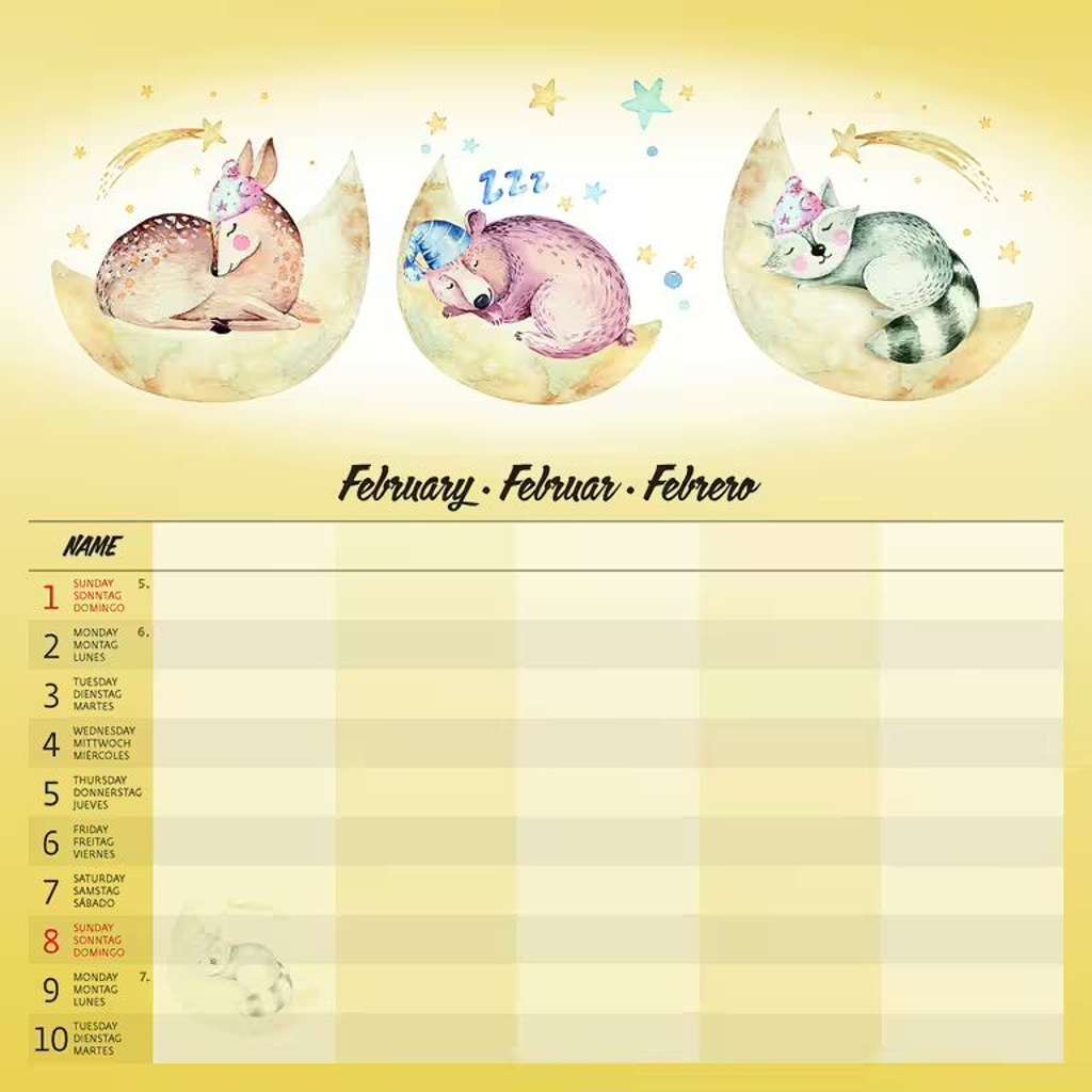 Family Planner 2026 - nástěnný kalendář